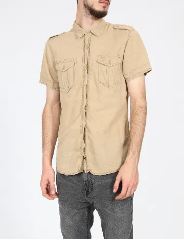 Camasa Pull&Bear, maro Maro