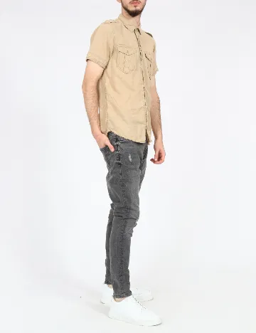 Camasa Pull&Bear, maro Maro