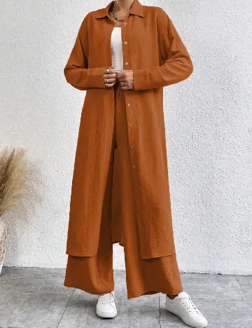 Compleu SHEIN, caramiziu Maro