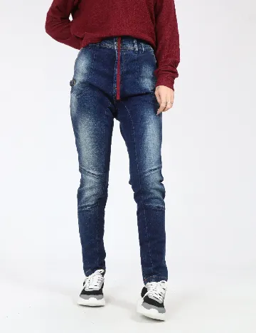 Blugi Zara, albastru Albastru