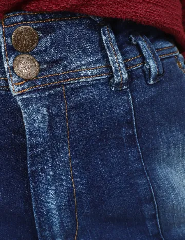 Blugi Zara, albastru Albastru