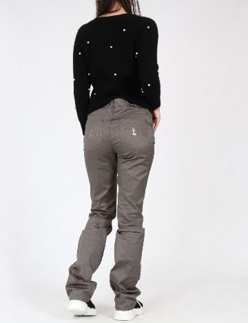 Pantaloni Zara, gri inchis