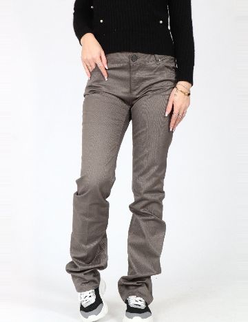 Pantaloni Zara, gri inchis