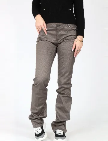 Pantaloni Zara, gri inchis Gri