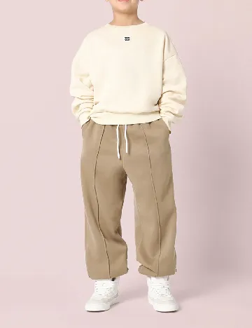 Pantaloni SUMWON, maro deschis Maro