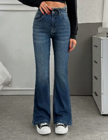 Blugi SHEIN, bleumarin Albastru