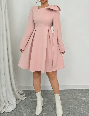 Rochie scurta SHEIN, roz pudra Roz