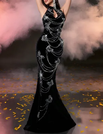 Rochie lunga SHEIN, negru Negru