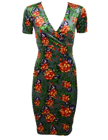 Rochie medie Zara, floral print Floral print