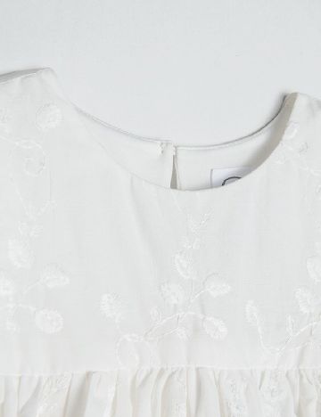 Rochie Cool Club, alb