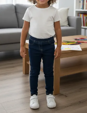 Pantaloni Zara, bleumarin Albastru