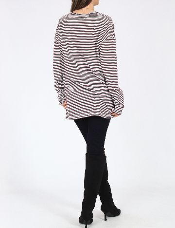 Bluza Oversize Zara, pruna