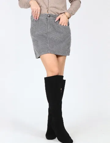 Fusta Zara, gri Gri