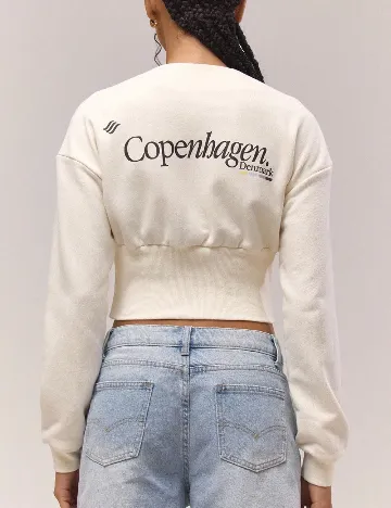 Bluza Musera, ecru Alb