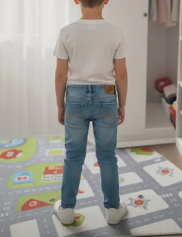 Blugi Zara, albastru Albastru