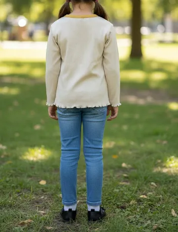 Bluza Zara, crem Crem