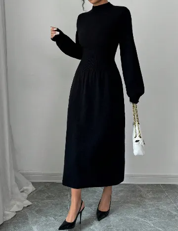 Rochie medie SHEIN, negru Negru