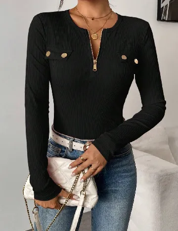 Bluza SHEIN, negru Negru