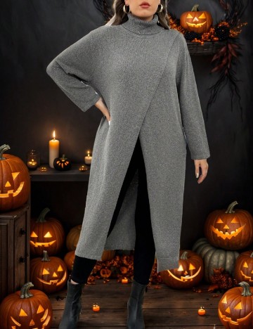 Bluza SHEIN CURVE, gri