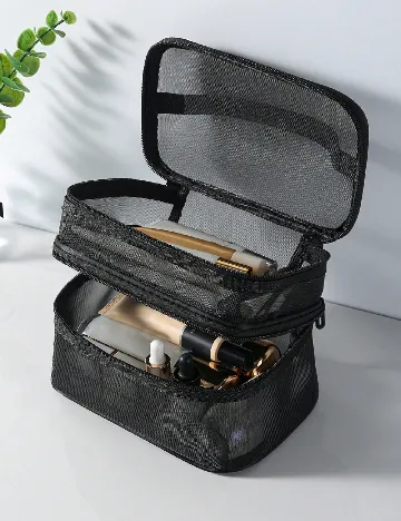 Geanta cosmetice SHEIN, negru Negru