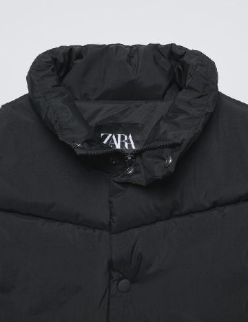 Vesta impermeabila Zara, negru