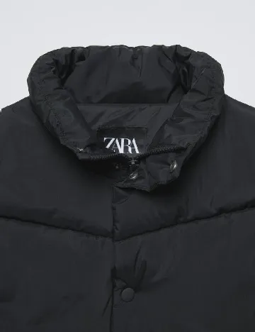 Vesta impermeabila Zara, negru Negru