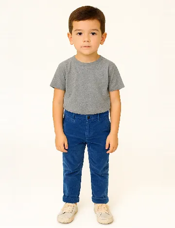 Pantaloni Zara, albastru Albastru