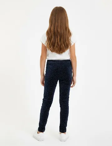 Pantaloni Zara, bleumarin Albastru