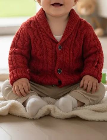 Cardigan Zara, rosu Rosu