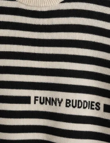 Bluza Zara, ecru/verde inchis Crem