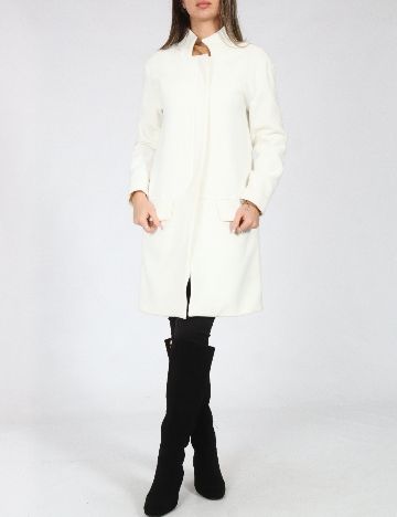 Palton Zara, ecru