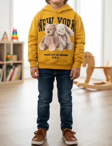 Hanorac Zara, galben Galben