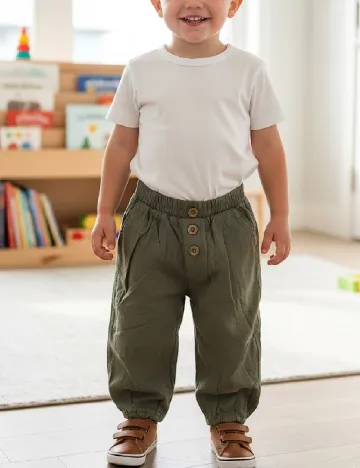 Pantaloni Zara, verde Verde