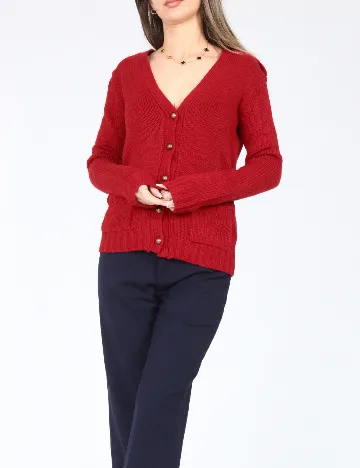 Cardigan Zara, rosu Rosu