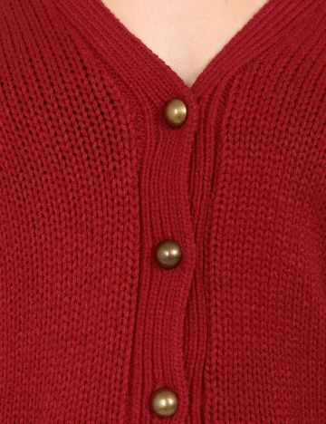 Cardigan Zara, rosu