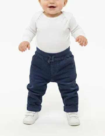 Pantaloni Zara, bleumarin Albastru