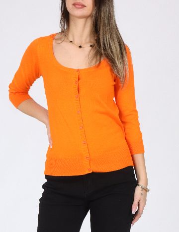 Cardigan Zara, portocaliu