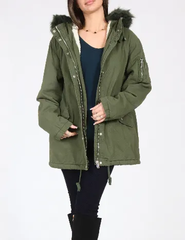 Geaca Pull&Bear, verde Verde