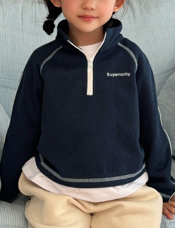 Bluza Shein Kids, bleumarin