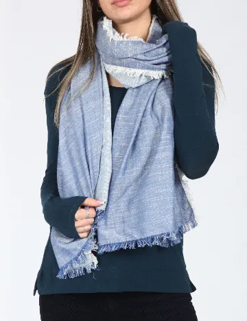 Esarfa Zara, albastru Albastru