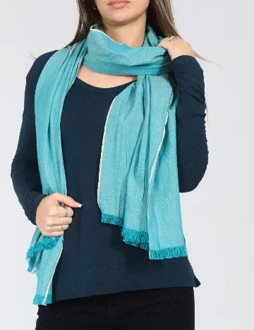 Esarfa Zara, albastru Albastru