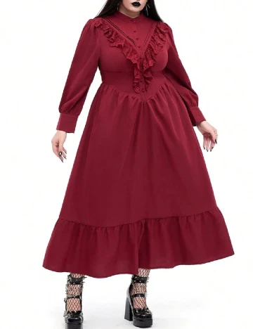 Rochie lunga SHEIN CURVE, visiniu Rosu