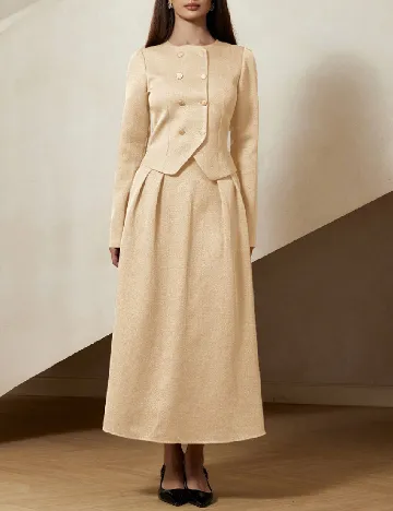 Compleu SHEIN, crem Crem