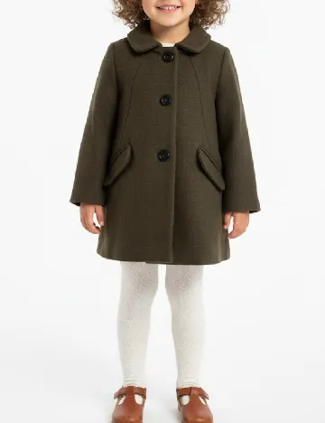 Palton Zara, verde Verde