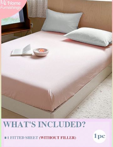 Husa de pat SHEIN, roz