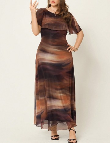 Rochie medie SHEIN CURVE, mix culori