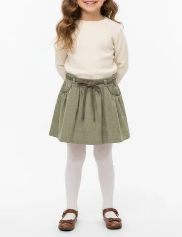 Fusta Zara, verde Verde