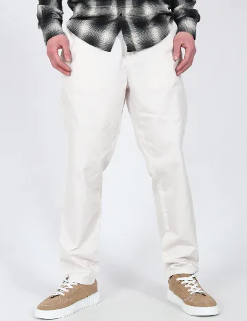 Pantaloni Zara, ecru Alb