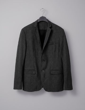 Sacou Zara, gri/negru