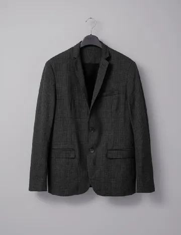 Sacou Zara, gri/negru Gri